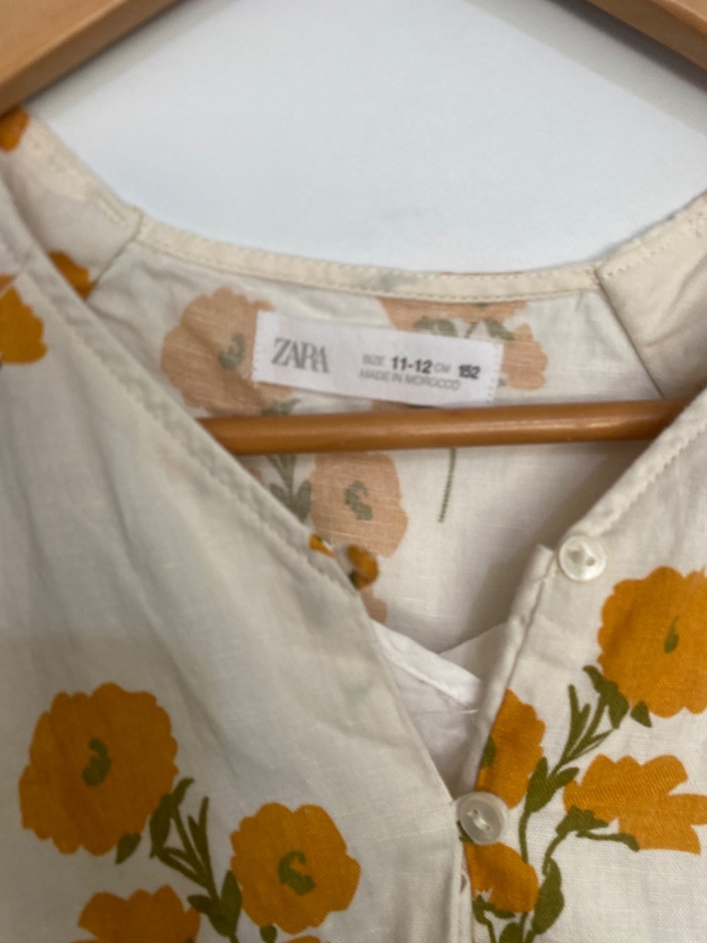 NWT Zara 11-12Y Girl’s Floral Tiered Dress - Picture 5 of 14